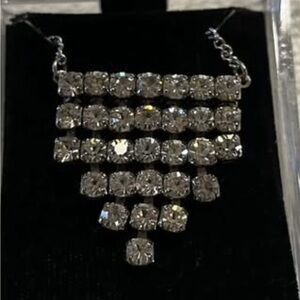 Vintage 6 tier sparkling necklace